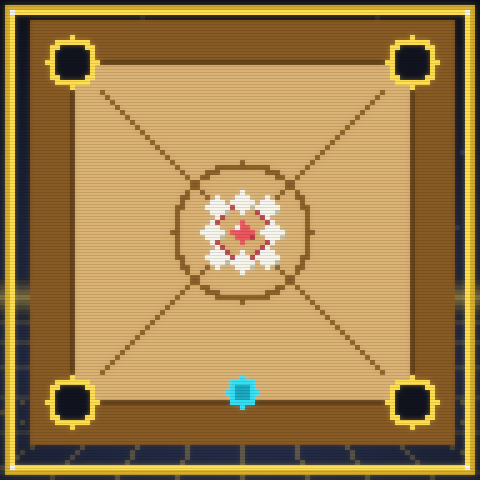 Carrom Board pixel-art option 1