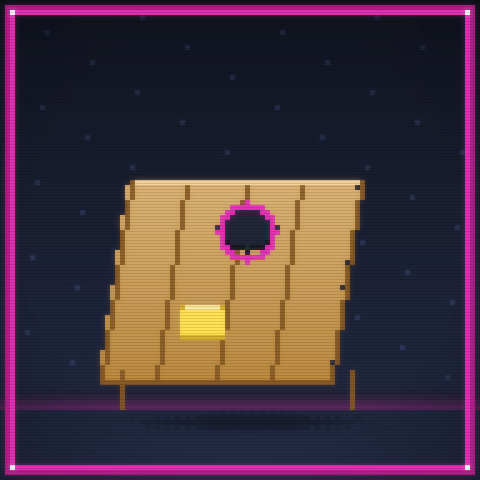 Custom Cornhole Boards pixel-art option 1