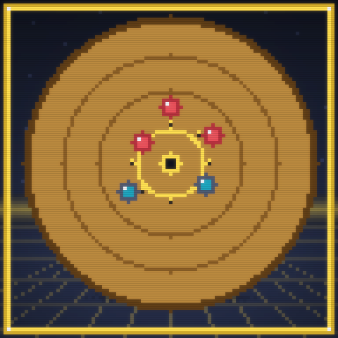 Crokinole Board pixel-art option 1