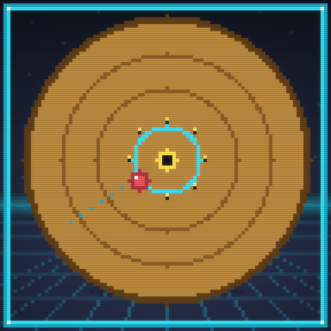 Crokinole Board pixel-art option 2