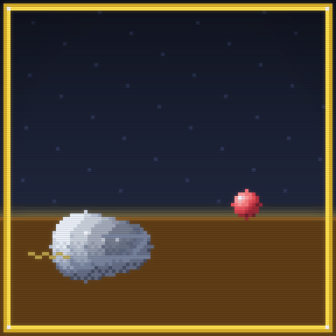 Petanque / Boules Set pixel-art option 2