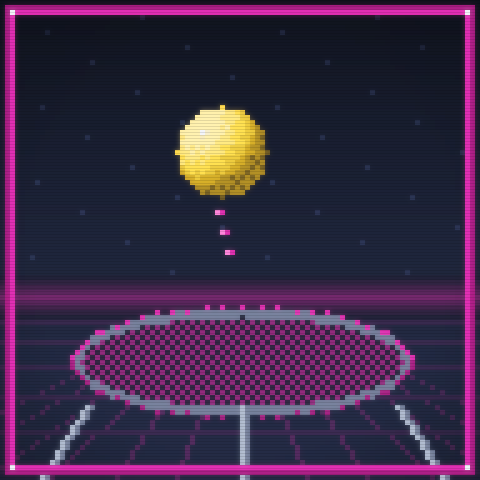 Roundnet Set pixel-art option 2